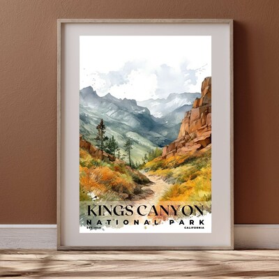Kings Canyon National Park Poster, Travel Art, Office Poster, Home Decor | S4 - image4